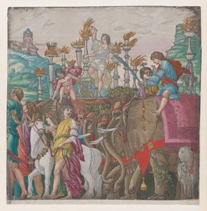 शीट 5: हाथी, जूलियस सीज़र की विजय से, 1599।