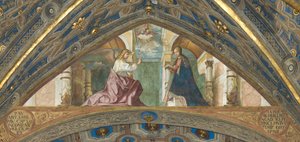 Apse, Superarch, Boccaccio Boccaccino, घोषणा 1506-07 द्वारा Boccaccio बोकाकिनो