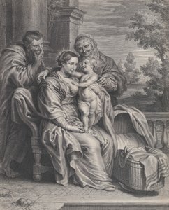 सेंट ऐनी के साथ पवित्र परिवार, सीए। 1625-35। द्वारा बोइटियस एडम्स बोल्स्वर्ट
