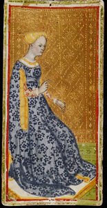 वैंड्स की रानी। टैरो कार्ड, 1441-1444।