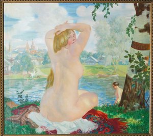 ए बैथेर, 1921 द्वारा बोरिस मिखाइलोविच कुस्तोडीव