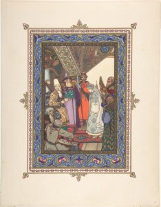 परी कथा स्नेगुरोचका के लिए चित्रण, सी। 1925 द्वारा बोरिस वासिलिविच ज़्वोरिंक