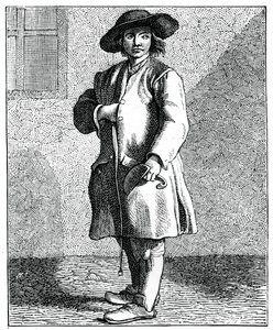 एक चिमनी स्वीप, 1737-1742। द्वारा bouchardon