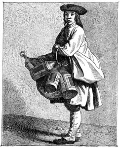 ए लालटेन मर्चेंट, 1737-1742। द्वारा bouchardon