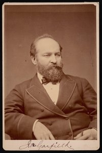 1876 से पहले जेम्स अब्राम गारफ़ील्ड 1831-1881 का पोर्ट्रेट। द्वारा ब्रैडी की राष्ट्रीय फोटोग्राफिक पोर्ट्रेट गैलरी