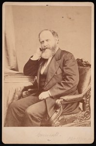 1891 से पहले जॉन एंजेल जेम्स क्रिसवेल 1828-1891 का पोर्ट्रेट।