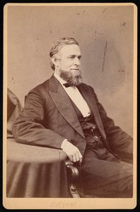 1885 से पहले शूयलर कोलफैक्स 1823-1885 का पोर्ट्रेट।