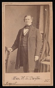 विलियम लुईस डेटन का पोर्ट्रेट 1807-1864, 1864 से पहले।