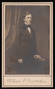 विलियम पिट फेसेंडेन का पोर्ट्रेट 1806-1869, 1869 से पहले। द्वारा ब्रैडी की राष्ट्रीय फोटोग्राफिक पोर्ट्रेट गैलरी