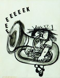Eeeeeeek! (कागज पर स्याही)