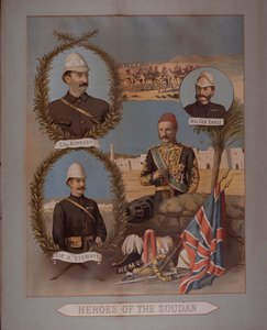 सूडान के नायक 1885 (क्रोमोलिथो) द्वारा ब्रिटिश स्कूल