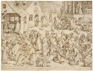 कैरिटस चैरिटी, 1559 द्वारा Bruegel