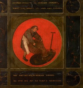 बारह नीतिवचन, 1558। द्वारा Bruegel