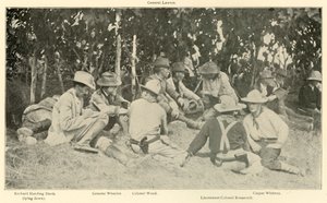रफ राइडर्स बैटल, स्पेनिश-अमेरिकी युद्ध के बाद सम्मेलन, जून 1898, 1899। द्वारा बूर मैकिन्टोश