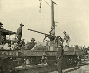 सार्जेंट बोरोवे और डायनामाइट गन, स्पेनिश-अमेरिकी युद्ध, जून 1898, 1899। द्वारा बूर मैकिन्टोश