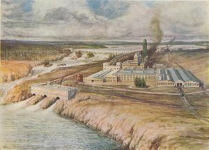 पेपर मिल्स, न्यूफ़ाउंडलैंड, 1916 द्वारा सीजी लोथर