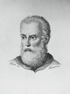 एनीबेल कारो (1507-1566), इतालवी लेखक और कवि का पोर्ट्रेट, जियोवानी बतिस्ता गिगोला (1767-1841) द्वारा ड्राइंग के बाद एडो फियोरोनी (सक्रिय 1812-1833) द्वारा उत्कीर्णन द्वारा जेबी और ब्राउन जे। और रोबोथम