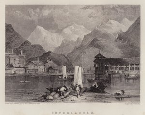 इंटरलाचेन (रंग लिथो) द्वारा सी। (बाद) स्टैनफील्ड