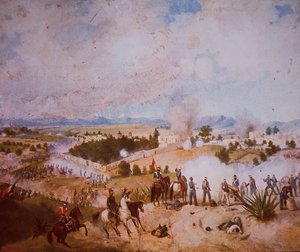 मैक्सिकन-अमेरिकी युद्ध (1846-48), मोलिनो डेल रे की लड़ाई, अमेरिकी सैनिकों पर हमला द्वारा सी। एस्केलेंट