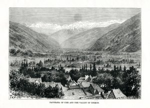 Cier और Bagneres-de-Luchon, फ्रांस की घाटी, c1879।