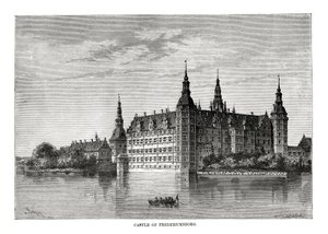 फ्रेडरिकस्बॉर्ग कैसल, कोपेनहेगन, डेनमार्क, 1879
