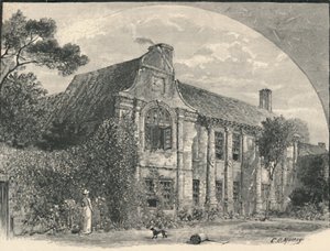 'स्लीफ़ील्ड हाउस: द गार्डन फ्रंट', सरे, 1886 द्वारा सी मरे