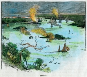 सिडनी, न्यू साउथ वेल्स, ऑस्ट्रेलिया, c1885। द्वारा सी। विल्किंसन