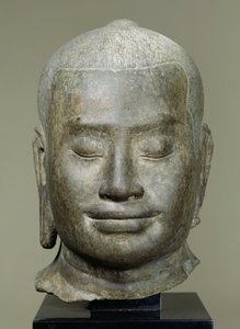 राजा जयवर्मन VII (r.1181-c.1220) (कांस्य) के प्रमुख