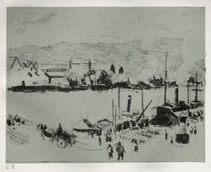 रयेन में क्वाइ बोइल्डियु, सी। 1896। द्वारा केमिली जैकब पिसारो