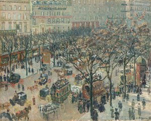 Boulevard des Italiens, मॉर्निंग, सनलाइट, 1897। द्वारा केमिली पिसारो