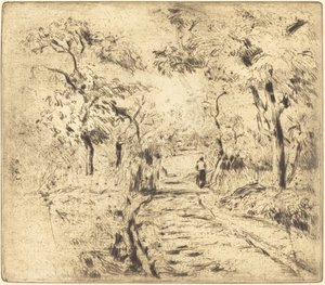Ennery Dans les champs के क्षेत्रों में, एक Ennery, 1875। द्वारा केमिली पिसारो