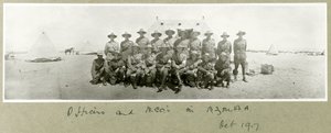 NZMAA, अक्टूबर 1917 में अधिकारी और एनसीओ द्वारा कैप्टन। आर्थर रोड्स