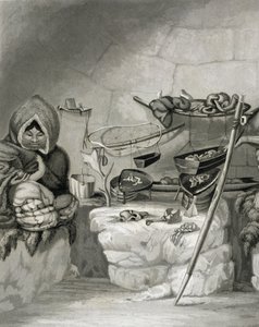 एक एस्किमो स्नो हट, विंटर आइलैंड 1822 का इंटीरियर, एडवर्ड फ्रांसिस फाइंडेन (1791-1857) पब द्वारा उकेरा गया। जॉन मरे द्वारा, 1824