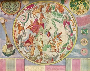 दक्षिणी गोलार्ध के लिए स्टार चार्ट, वर्ष 1700 का अंत, c1700, 1936