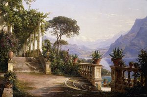 लॉजिया फ्रॉम कोमो, 1880 द्वारा कार्ल फ्रेडरिक आगार्ड
