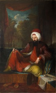 युसुफ अगाह एफेंदी का पोर्ट्रेट 1744-1824, 18 वीं शताब्दी का दूसरा भाग।