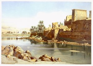 1870 में फिलाई में आइसिस का मंदिर