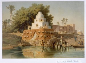 मिनाया, मध्य मिस्र में शेख अबाबदा का मकबरा, 1871