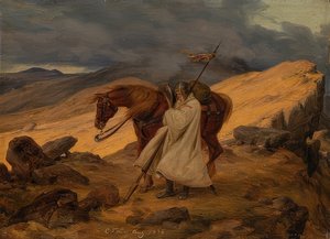 पहाड़ों में पहरा देने वाला धर्मयुद्ध। 1836