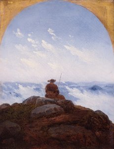 1818 में माउंटेनटॉप पर वांडरर।