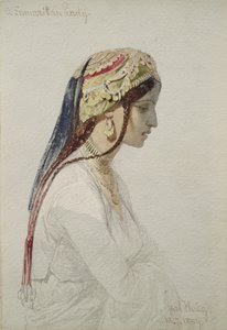 एक सामरी महिला, 1859 द्वारा कार्ल हाग