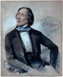 हंस क्रिश्चियन एंडरसन का पोर्ट्रेट (1805-1875) द्वारा कार्ल हार्टमैन