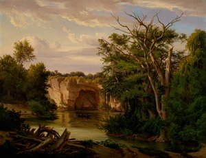हिल कंट्री लैंडस्केप, 1862 द्वारा कार्ल हरमन फ्रेडरिक लुंगक्विट