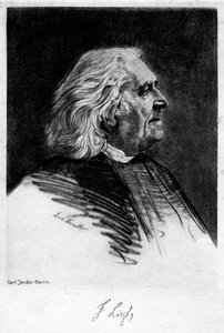 फ्रांज लिस्केट 1811-1886, हंगेरियन संगीतकार और पियानोवादक, 20 वीं शताब्दी। द्वारा कार्ल जैंडर