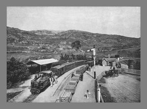 Ffestiniog रेलवे: टैन-वाई-ब्वाल्च स्टेशन, c1900