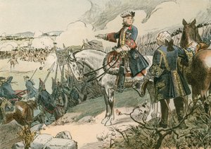 1745 में होहेनफ्राइडबर्ग की लड़ाई में फ्रेडरिक द ग्रेट (1712-1786)