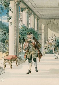 राइनबर्ग में फ्रेडरिक द ग्रेट (1712-1786) द्वारा कार्ल खाली