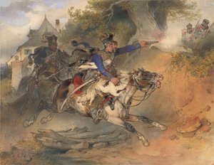 द फोर्जिंग हसर, 1840 द्वारा कार्ल शिंडलर