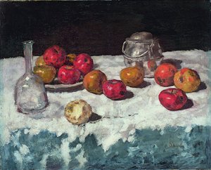 अभी भी सेब के साथ जीवन, 1889