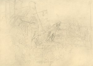 Der Zechpreller, 19 वीं सदी के उत्तरार्ध में, c1924। द्वारा कार्ल स्पिट्जवेग